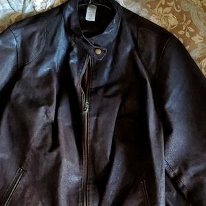 Genuine leather coat like NEW extra large stylish look